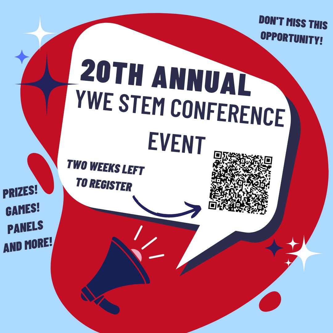 Make sure you save the date ladies because it's coming up fast! #WomeninSTEM from all over will be coming to our #STEM conference to share their experiences with YOU! Join us on October 8th from 9:00AM - 1:30PM, at PNC Stadium for an amazing experience with our sisters in STEM!