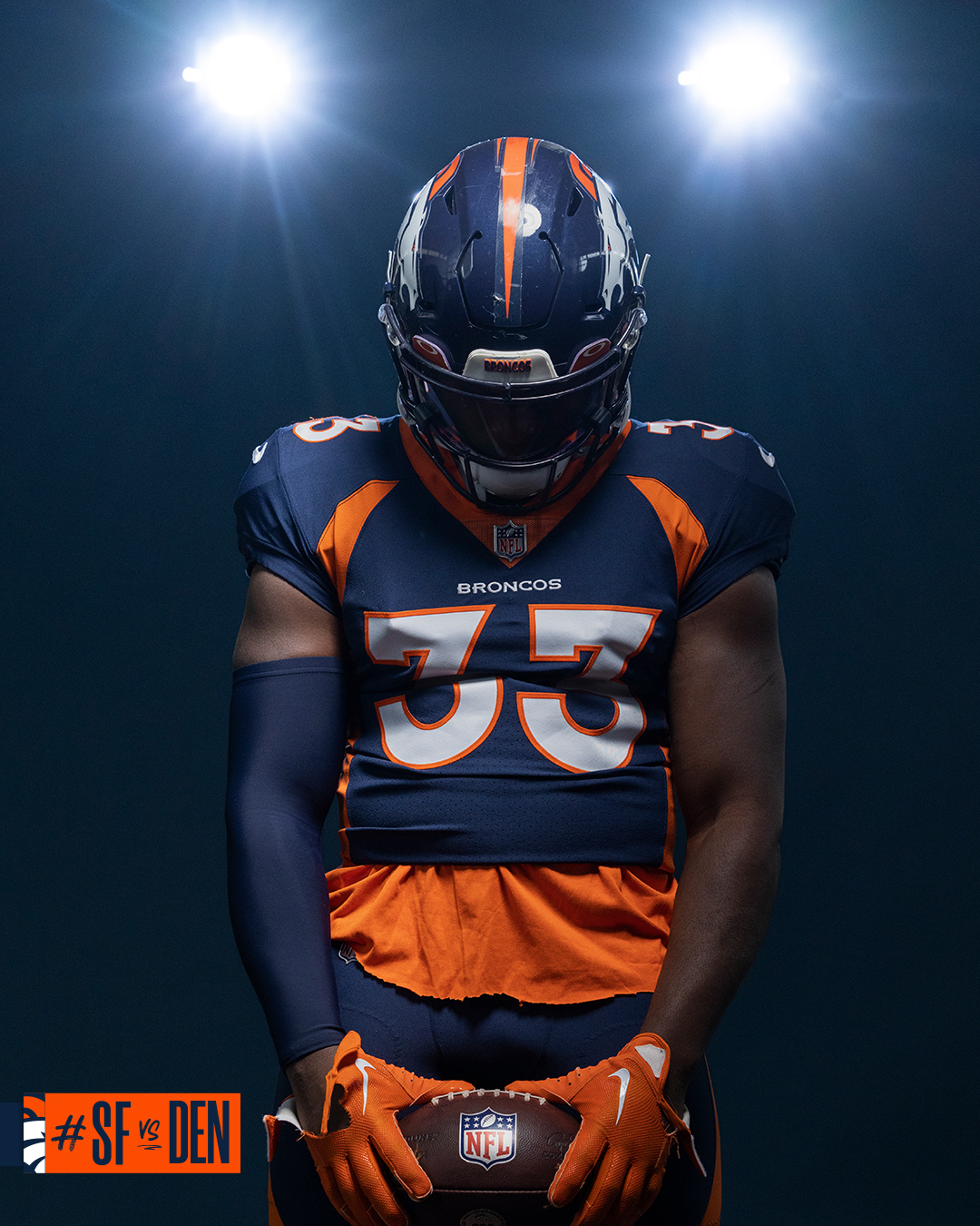 Denver broncos cheap blue jersey