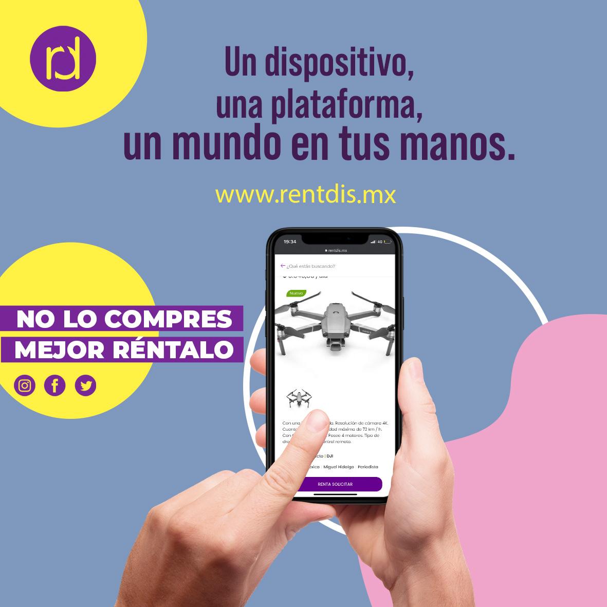 RentdisMx's tweet photo. Si estas viendo este anuncio, tienes la solución en tus manos para  llegar a #Rentdis.
#NoLoCompresMejorRentalo
#EconomíaCircular https://t.co/XPcp9HEdOv
