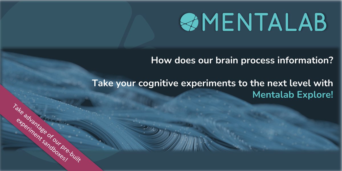 MentalabExplore's tweet photo. Leverage our pre-built ERP experiment sandboxes, free and open-source software and APIs, and full integration with common experiment design tools.
#Mentalab #MentalabExplore #OpenSource #CognitiveNeuroscience #Cognition #Psychopy #ExperimentDesign #Biodata #DataPipeline #MoBI https://t.co/WWB1UA2Oqi