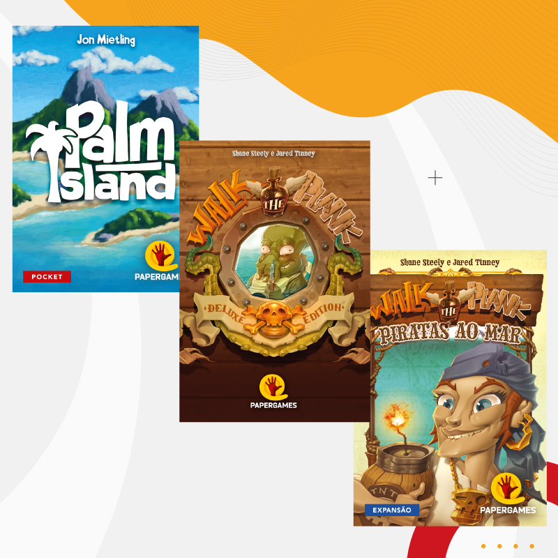 PaperGamesEd's tweet photo. Jogos para viajar além dos oceanos e mergulhar em aventuras: Palm Island, Port Royal, Walk the Plank, Walk the Plank – Piratas ao Mar e Santo Domingo 🌊
#PaperGames #PaperGamesED #umjogoemcadamesa #PalmIsland #PortRoyal #WalkThePlank #WalkThePlankPiratasAoMar #SantoDomingo https://t.co/YtprSdCBxi