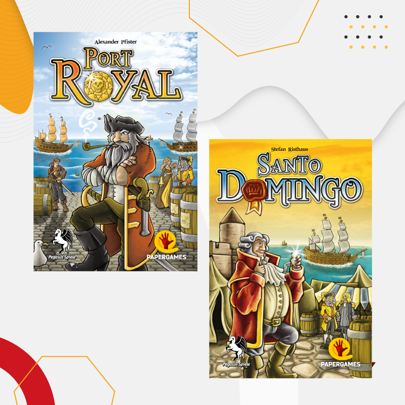 PaperGamesEd's tweet photo. Jogos para viajar além dos oceanos e mergulhar em aventuras: Palm Island, Port Royal, Walk the Plank, Walk the Plank – Piratas ao Mar e Santo Domingo 🌊
#PaperGames #PaperGamesED #umjogoemcadamesa #PalmIsland #PortRoyal #WalkThePlank #WalkThePlankPiratasAoMar #SantoDomingo https://t.co/YtprSdCBxi