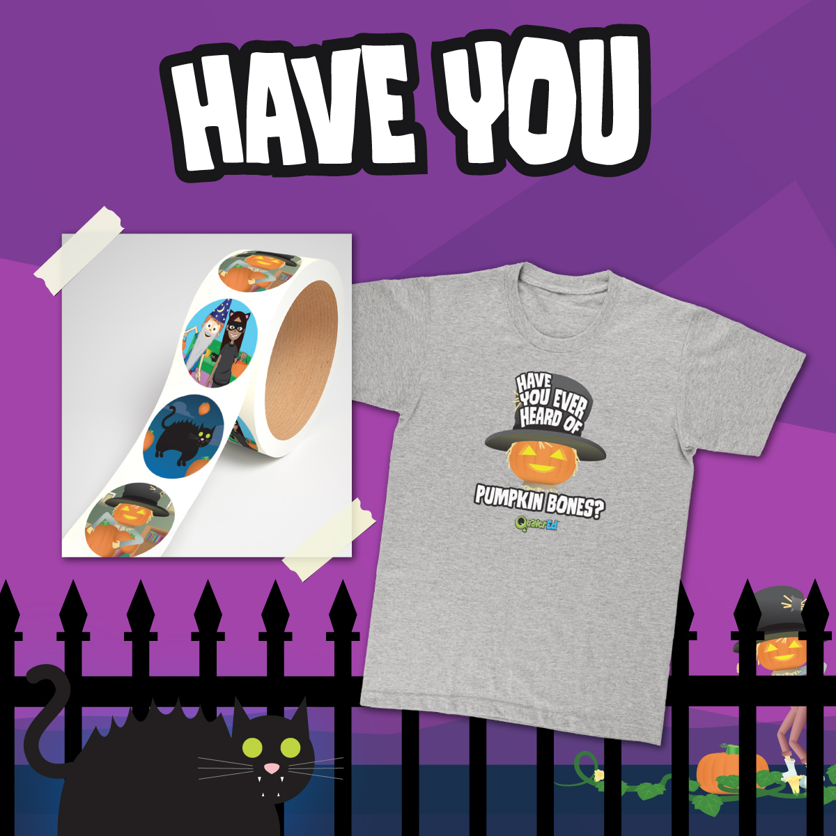 Quaver_Ed's tweet photo. October is almost here and you know what that means... 🎃🦴
Find ways to bring #PumpkinBones to life in your school with printables, a scavenger hunt, merch, and more: https://t.co/TX2krZFaFE https://t.co/JT3JX3dLFc