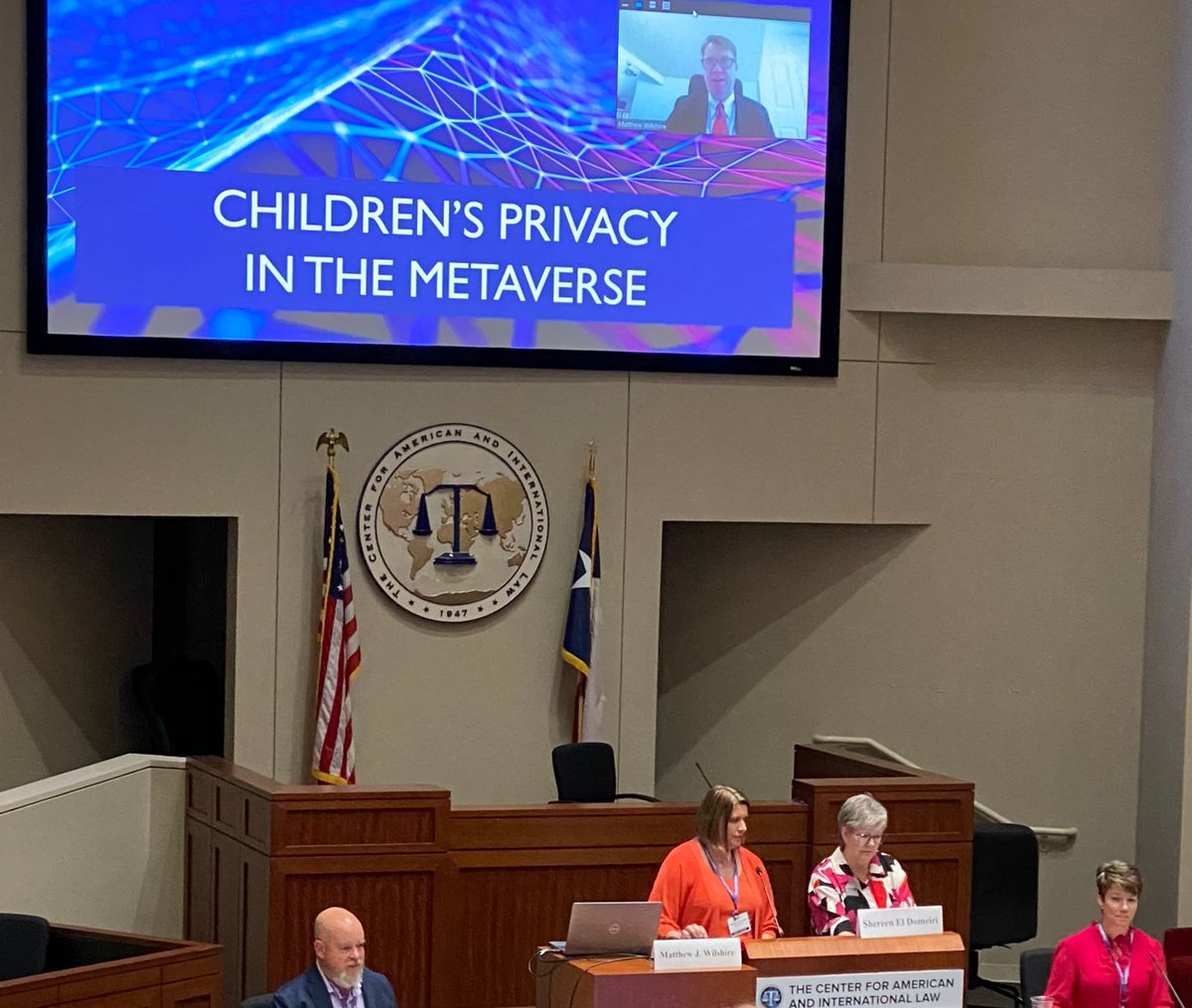 Had a wonderful time @ 6th Annual Cybersecurity &amp; Privacy Conference moderating awesome panel on Children’s Privacy in the metaverse w Shawn Morgan, Freddie Halstead &amp; Matthew Wilshire ! Minds were blown + knowledge gained! 

#cybersecurity #privacy #CAIL #strongertogether #ILT