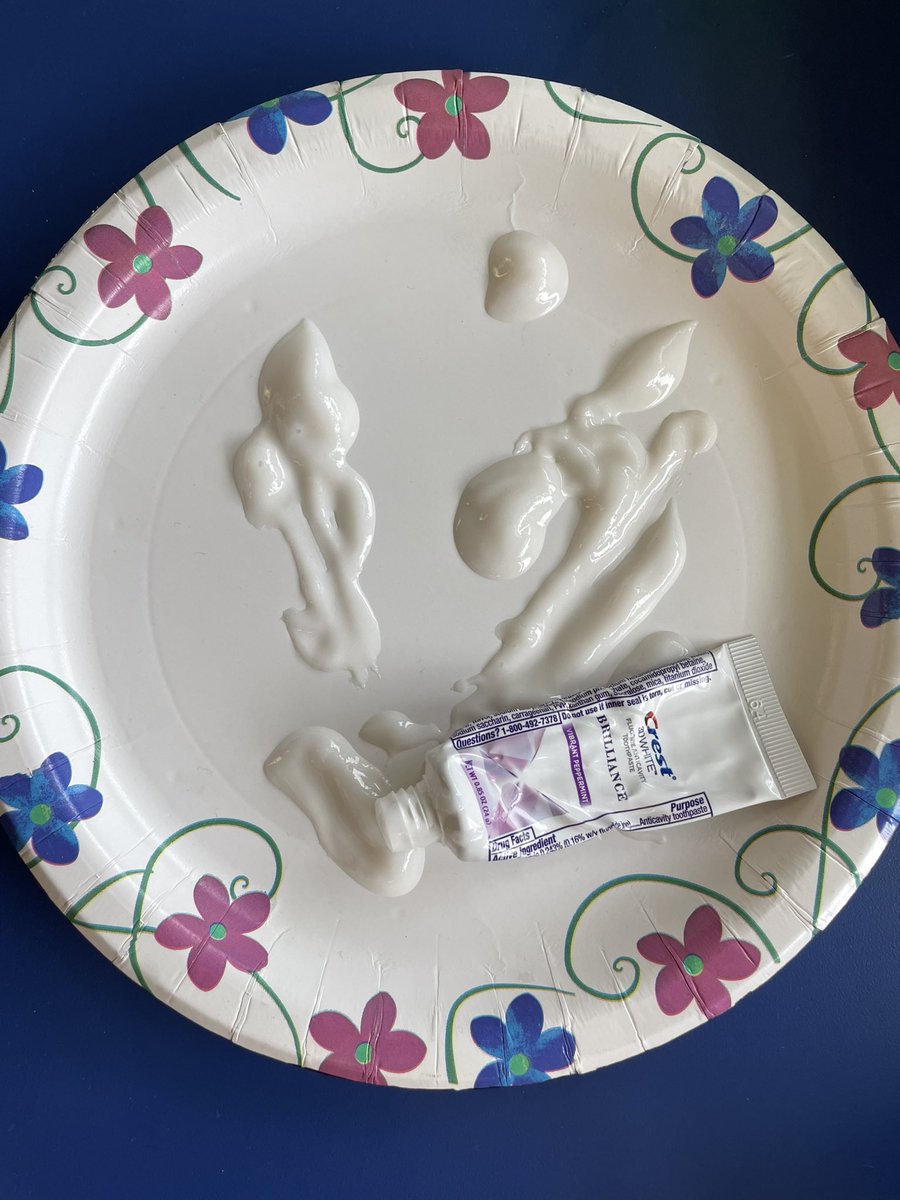 WoolleyGrade3's tweet photo. Today we talked about the importance of thinking about our words before we speak because we can’t easily take them back...just like this toothpaste can’t be put back into the tube! ❤️ https://t.co/o6qCSdIi9U