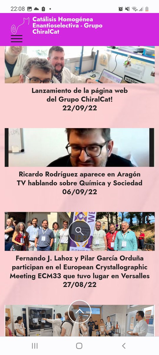 chiralcatgroup's tweet image. We are exited to present our new website!!! Chiralcat.unizar.es
Soon we will have more news
Now you can find the job-offers for this year✌️😊😊
@ISQCH_Divulga @Ciencias_Unizar