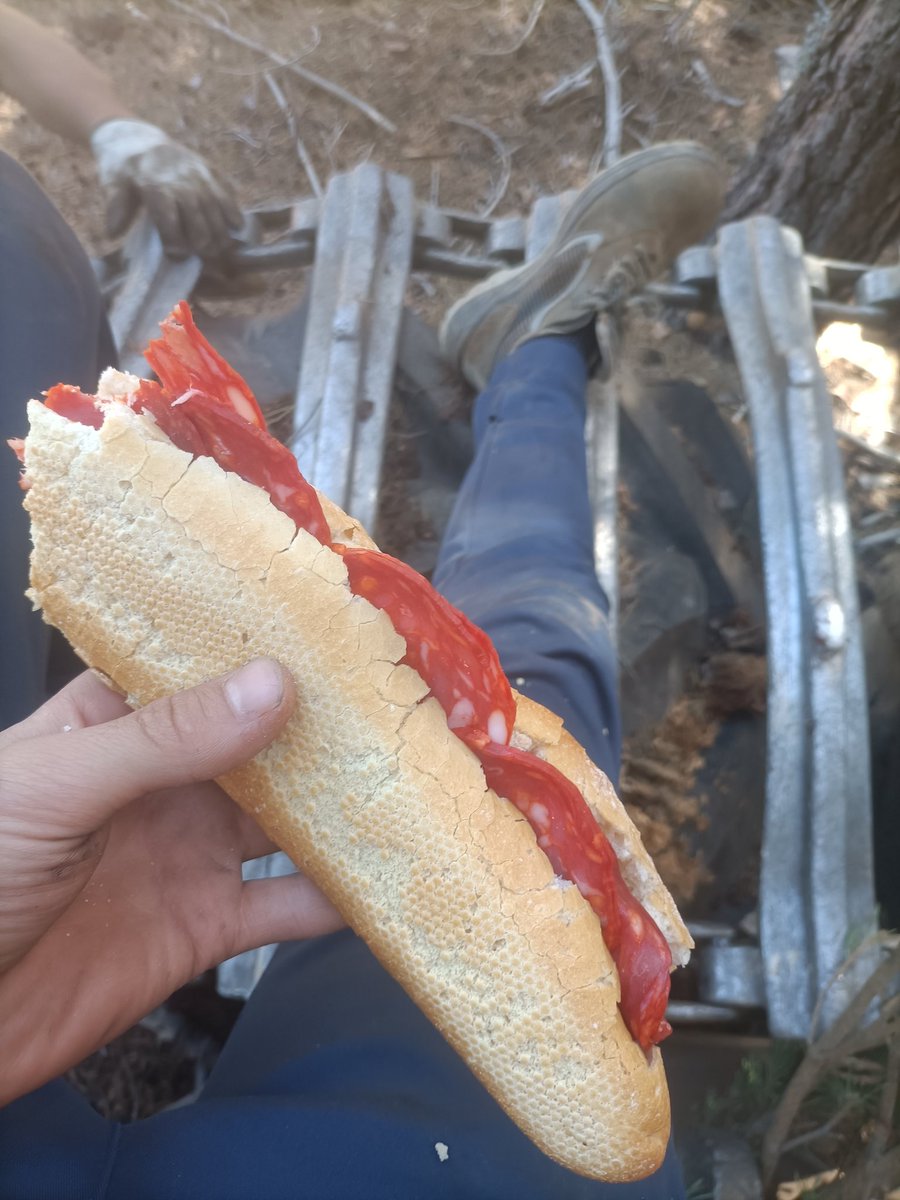 Bocadillo de chorizo obra de Ferreiro no jines