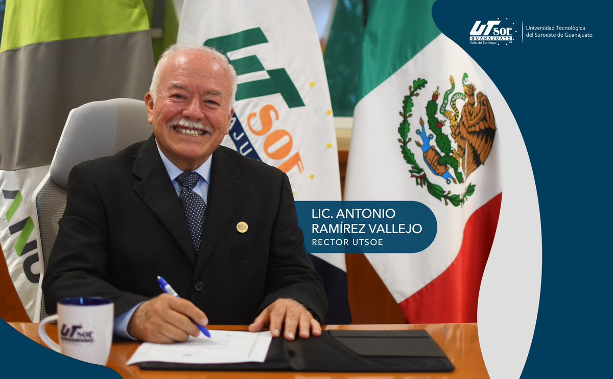 Utsoeoficial's tweet photo. Como Comunidad Universitaria extendemos la Bienvenida al Lic. Antonio Ramírez Vallejo Rector UTSOE; en esta gestión frente a su nueva casa de estudios.

#SomosLiebres 
¡Saber Hacer… para Ser UTSOE! https://t.co/XuhyvzoNbc