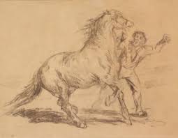 ChateauDeBy's tweet photo. #RosaBonheur peint les chevaux, les #percherons surtout, le "Marché aux Chevaux" @metmuseum en rend compte. Elle illustre un tome du stud-book de la race avec Voltaire, étalon catégorie 4 ans et plus, 1er @courseschevaux en 1884 @nogentlerotrou, devenu enseigne de la SHPF https://t.co/OHz1vHrK4P