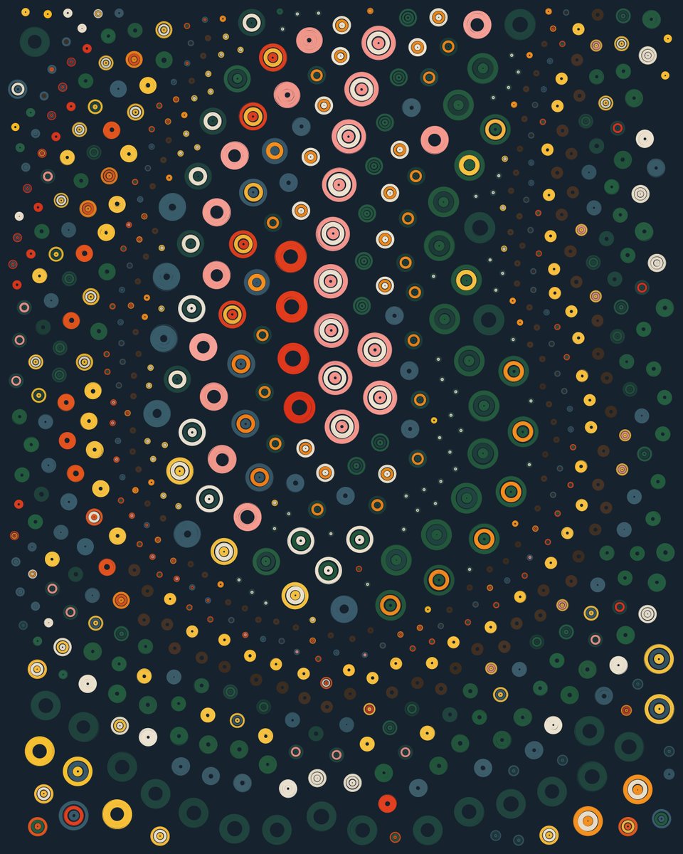 Stars in the sky, all colorful and full of life!
<a href="/dandelion_wist/">Amber ❤️ $WELL 🐉 $MON 🕹️ $RCADE</a> <a href="/tylerxhobbs/">Tyler Hobbs Studio</a> 
#QQLcontest
qql.art/token/0xaa387f…