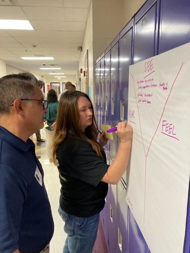 TexansCan's tweet photo. What a sight! 🤩 Texans Can principals finished collaborating with other leaders in brainstorming ways to redesign our campuses, as well as student outcomes. Our leaders are constantly learning in the moment!
#ProfessionalDevelopment #BigPictureLearning #Leadership https://t.co/OtPHg15Mvr