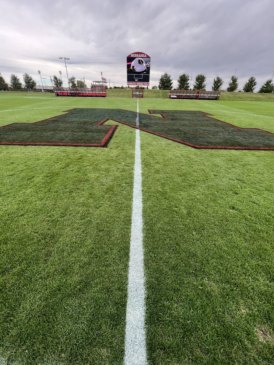 AHarterTurf's tweet photo. Pulled out the black N for the first time ever this week for a big matchup as @NebraskaSoccer hosts #9 Northwestern! Come out and support the girls tonight at 7, let’s pack Barbara Hibner stadium! #Huskers #GBR 🌽⚽️ https://t.co/HD7PZCptdZ