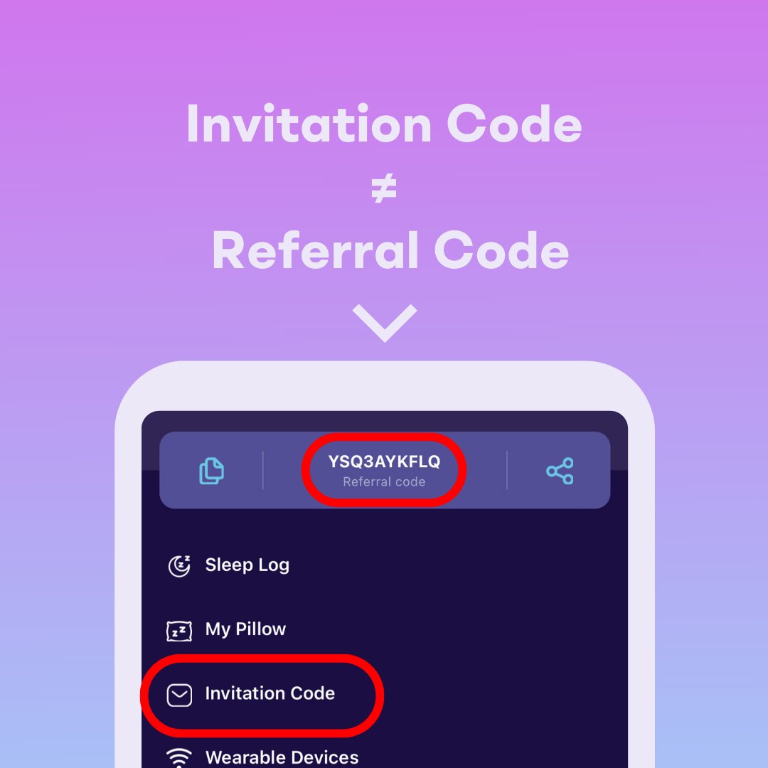 Referral code ≠ Invitation code Invitation Code = A unique access code that will grant access to the app 🔓 Referral Code = The more people you refer, the more airdropped tokens you'll receive in the future 🪂 RT this tweet if you want an invitation code!