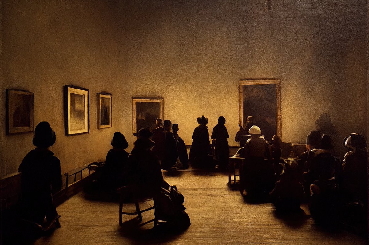 Airdrops complete.

In "41: The Conspiracy" we learn The Resistance's plan.

We are going to leave the impressionist aesthetic.

It will be gradual.

But we will turn The Friends' love of art on their heads. Make them question all reality. 

Read our plan:
objkt.com/asset/KT1GT3C4…