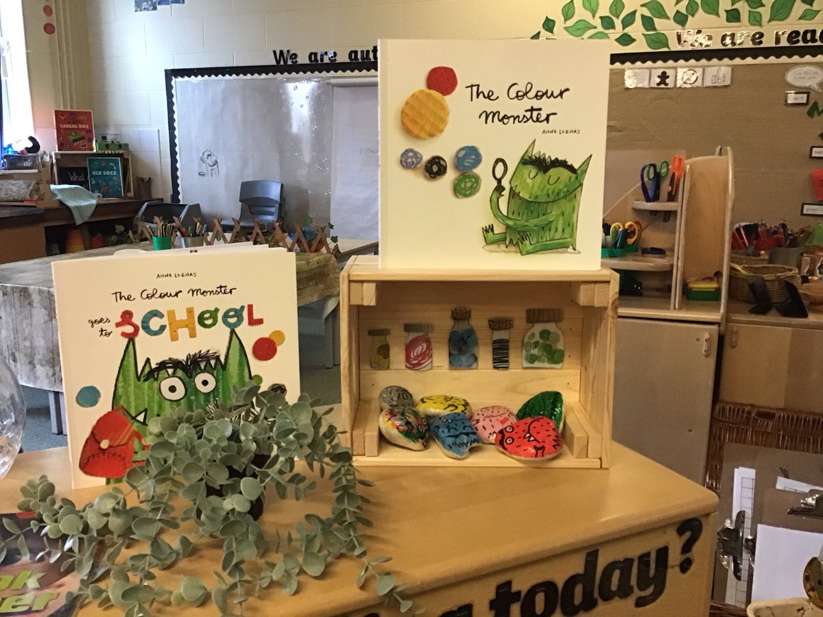 LaceyField_EYFS's tweet photo. This week we have been using The Colour Monster to explore our emotions. https://t.co/Oq025danNL