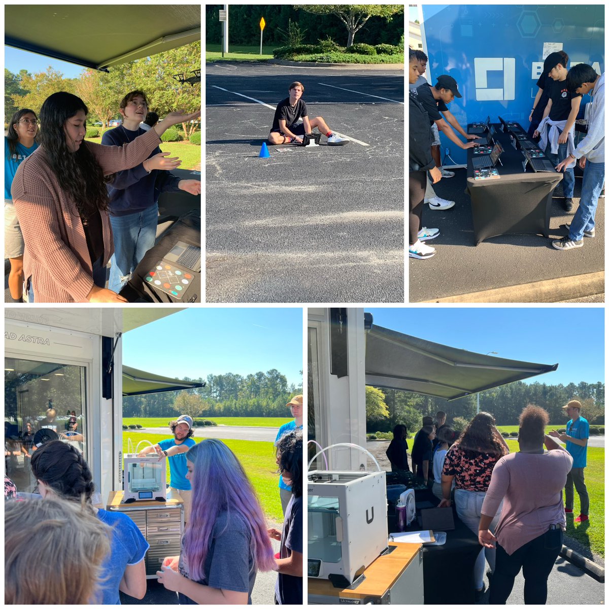 ncseatech's tweet photo. Thanks so much @betaboxlearning for visiting our school. Our students had the best time! @NewHanoverCoSch @edieskip https://t.co/Pivibrzq8N