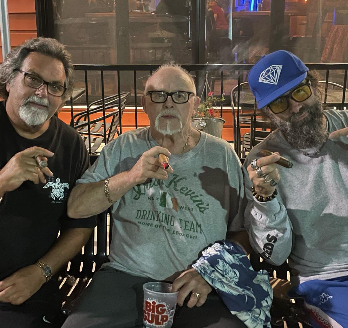 mattyrock2k's tweet photo. Much love and happy Tuesday peeps. Got to grab a bite and knock out a couple of cigars with the boys last night. Always great to see Kevin Sullivan when he’s in town. 🙏
#love #happy #ruizing #huskyaquaman #cigar #cigars #botl #thetaskmaster #legend https://t.co/aIVXK19gYb