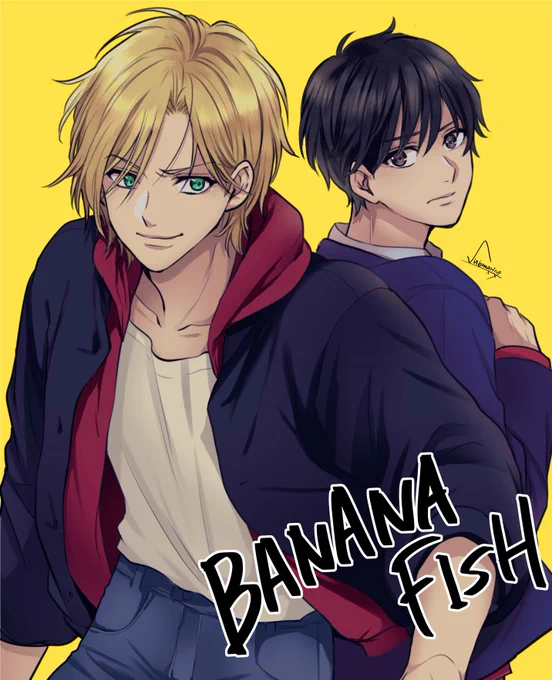 Ash and Eiji#BANANAFISH#バナナフィッシュ 