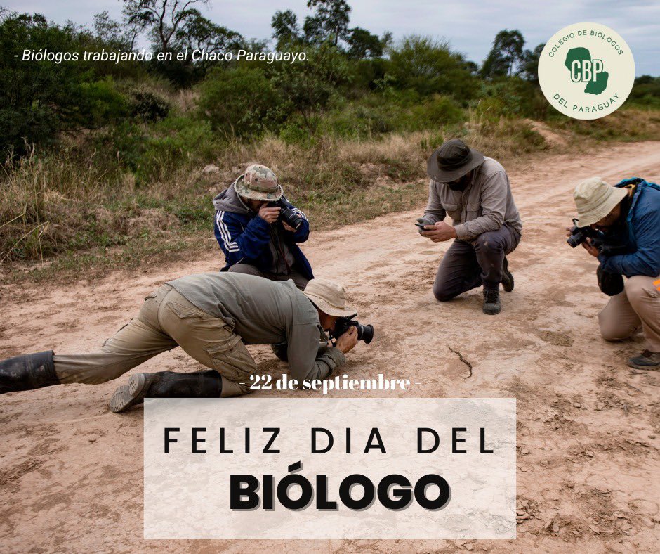 colegbiologospy's tweet photo. ¡Felicitaciones a todos los colegas, quienes desde el área donde se desempeñan, contribuyen al crecimiento del país y la ciencia! ¡Feliz día colegas! 🪱🙌🏻

- 22 de septiembre - 
Día del Biólogo https://t.co/Lo1aGVn03R
