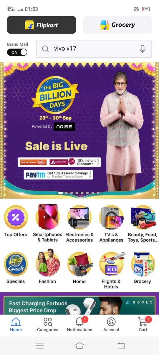 Jentisinh001's tweet photo. #FlipkartBigBillionDays #Flipkartbigbillionday #flipkartbbd #flipkartscam
#AmitabhBachchan @Flipkart @SrBachchan 
पहली बार झूठी एडवर्टाइज में श्री अमिताभ बच्चन फ्लिपकार्ट के साथ।।। जिन्होंने एक हफ्ते से लगातार ग्राहकों को सपने दिखाए और जब खरीदने गए तो सपना ही खतम🤣 #fakeflipkart https://t.co/nAjnLSgvUO