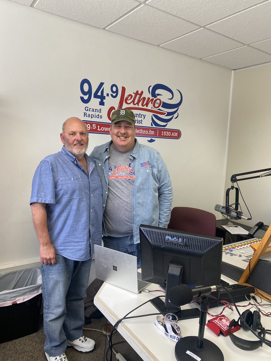 terrideboer's tweet photo. @ConradioDave CONGRATULATIONS on an on incredible 30-Years on West Michigan radio!  Thanks for letting me be a part of the celebration in the JethroFM studio with @NealDionne #30Years #milestone #timeflies https://t.co/miNzS8MN4X