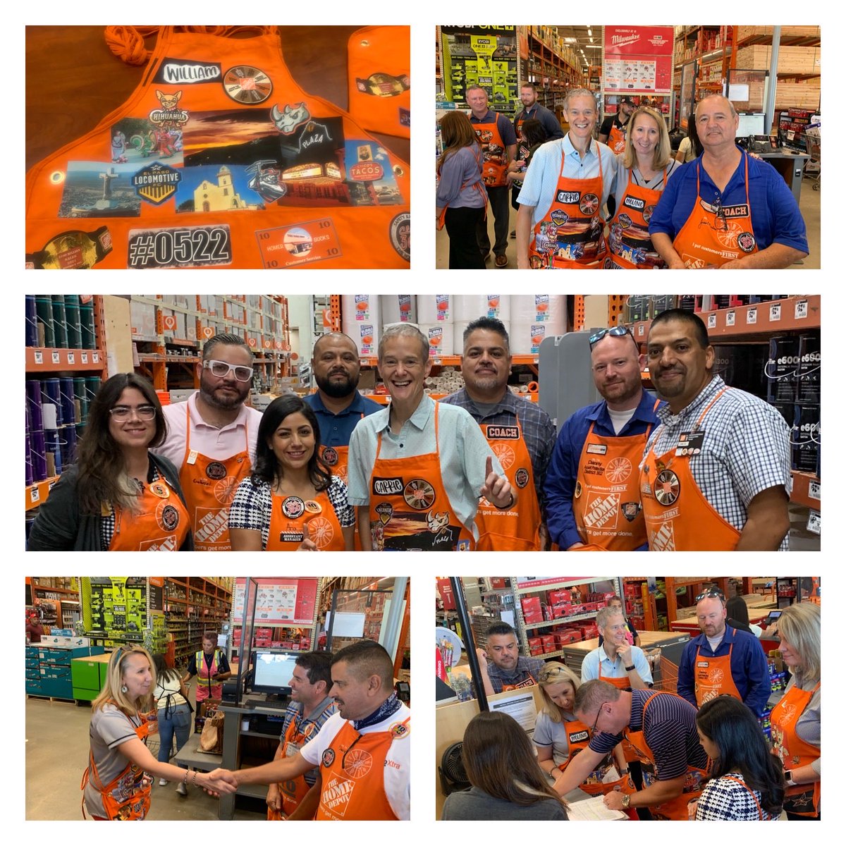An Inspiring day with Carrie, Melanie, Trish and Lenny. A day of learning, understanding and recognition. Check out those aprons!