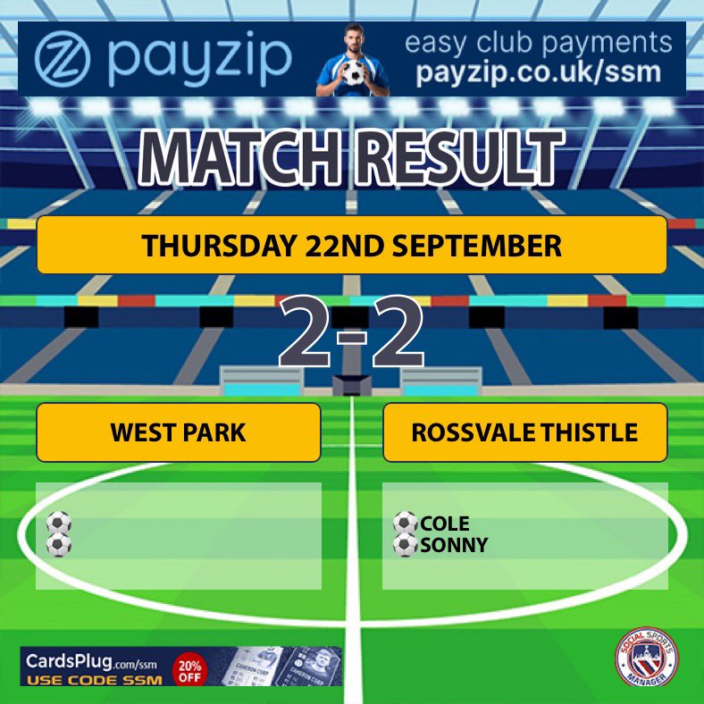 Tonight’s friendly game , good luck to west park for the rest of the season 🔴🟡⚽️
