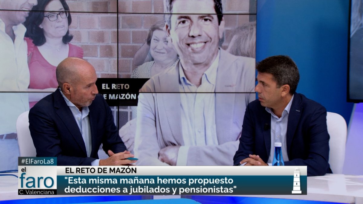 📺Entrevista completa a @CarlosMazon40 en #ElFaro de <a href="/la8mediterraneo/">La 8 Mediterráneo</a> con <a href="/LuisMotes/">luismotes</a>.

➡️Bajada de Impuestos
➡️Educación Gratuita y Universal de 0 a 3 Años
➡️Sanidad
➡️Bous al Carrer
➡️Incendio Bejís

🔗youtube.com/watch?v=3i5A3l…