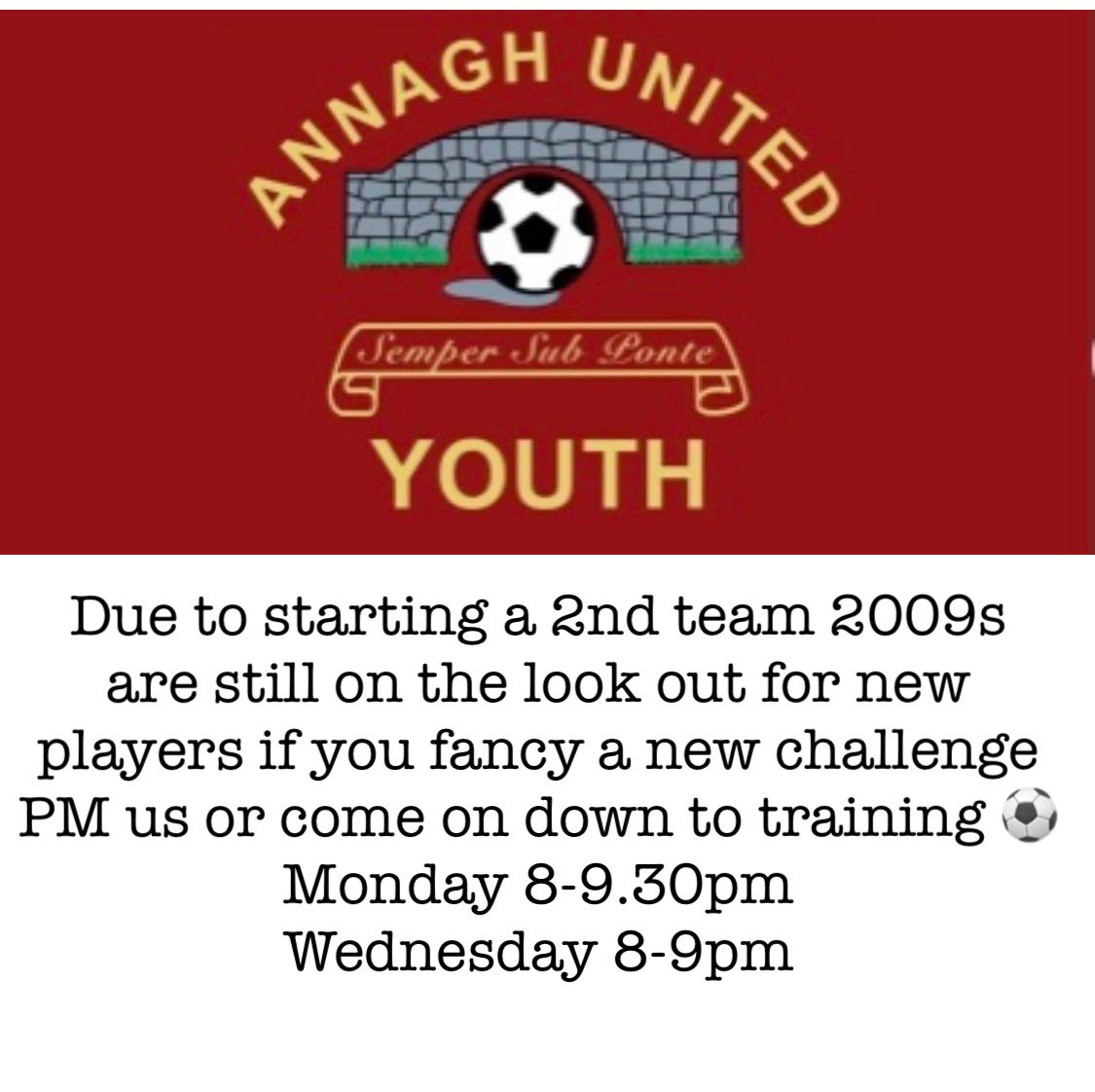 Annagh Utd Youth ⚽️⚽️