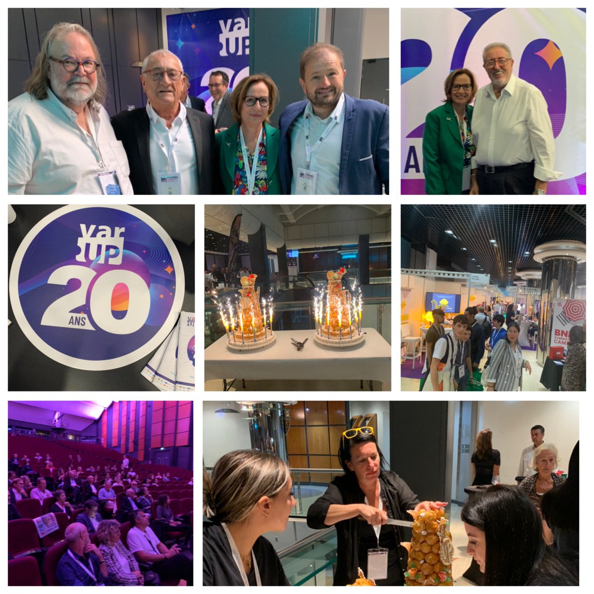 Balazuc2's tweet photo. #VARUP 20 ans d’esprit d’entreprise 🎂🤩🤩
Magnifique édition anniversaire 
+ de 2500 visiteurs 👏
Un immense merci 🙏 aux partenaires, aux intervenants et un grand bravo aux équipes #upv, #imsat, #E2cvar 
#veroniquemaurel
#gerardcerruti
#rolandgomez
#pascalperri
#julienlabigne https://t.co/2AXzxc0CsR