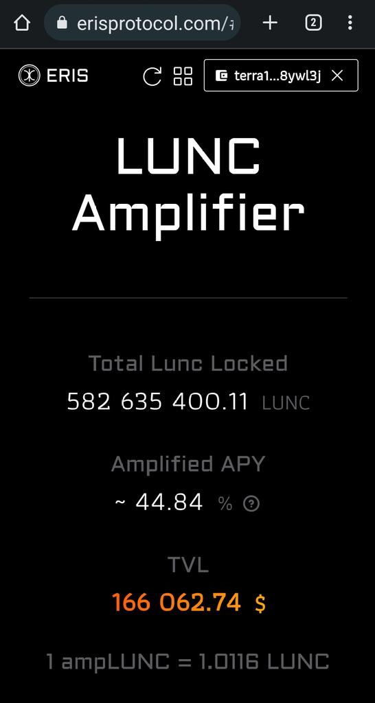 Make your $LUNC to work for you. @eris_protocol #LUNC #LUNCPenguins #LUNCcommunity #LUNACLASSIC #LunaClassicBurn #lunac