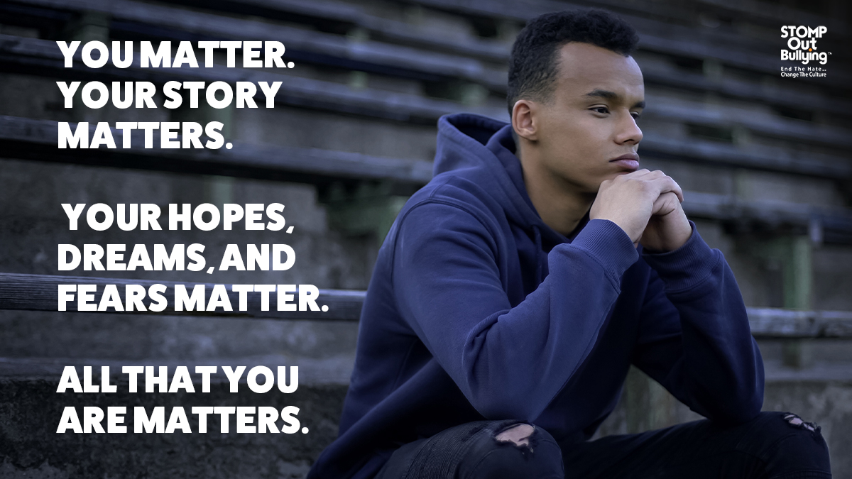 STOMPOutBullyng's tweet photo. This is your reminder that you matter every single day of the year.
#WorldSuicidePreventionMonth #SuicidePrevention #WSPM2022 #WSPM #BeThere #YouMatter https://t.co/yKoBvs9DZT