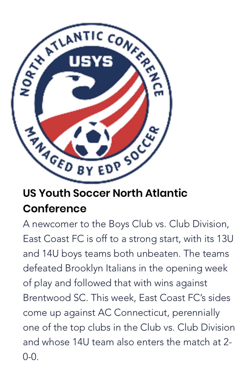 johanjrssoccer's tweet photo. Proud of what we are building at East Coast FC 💪🏼 Read below ⬇️ https://t.co/XbdyRXZ11i