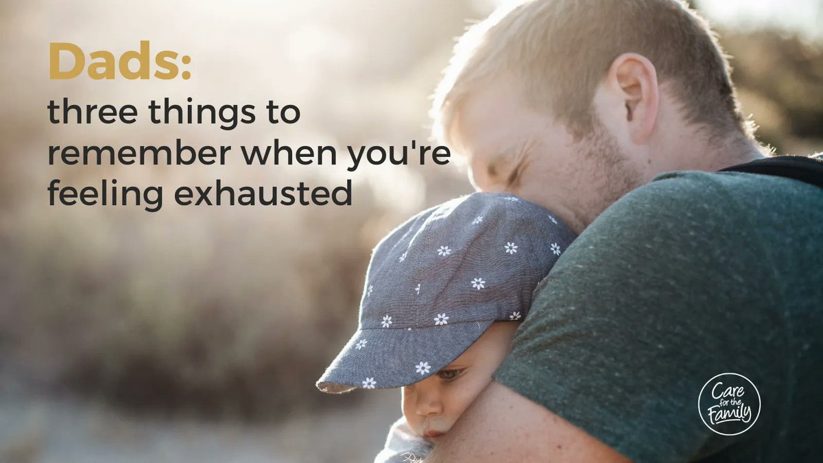 Our parent support manager Mark Chester has shared three things that encouraged him when he was juggling work and home commitments on little sleep. We hope these can encourage you too. 

Read it here: buff.ly/3dyT2Sp