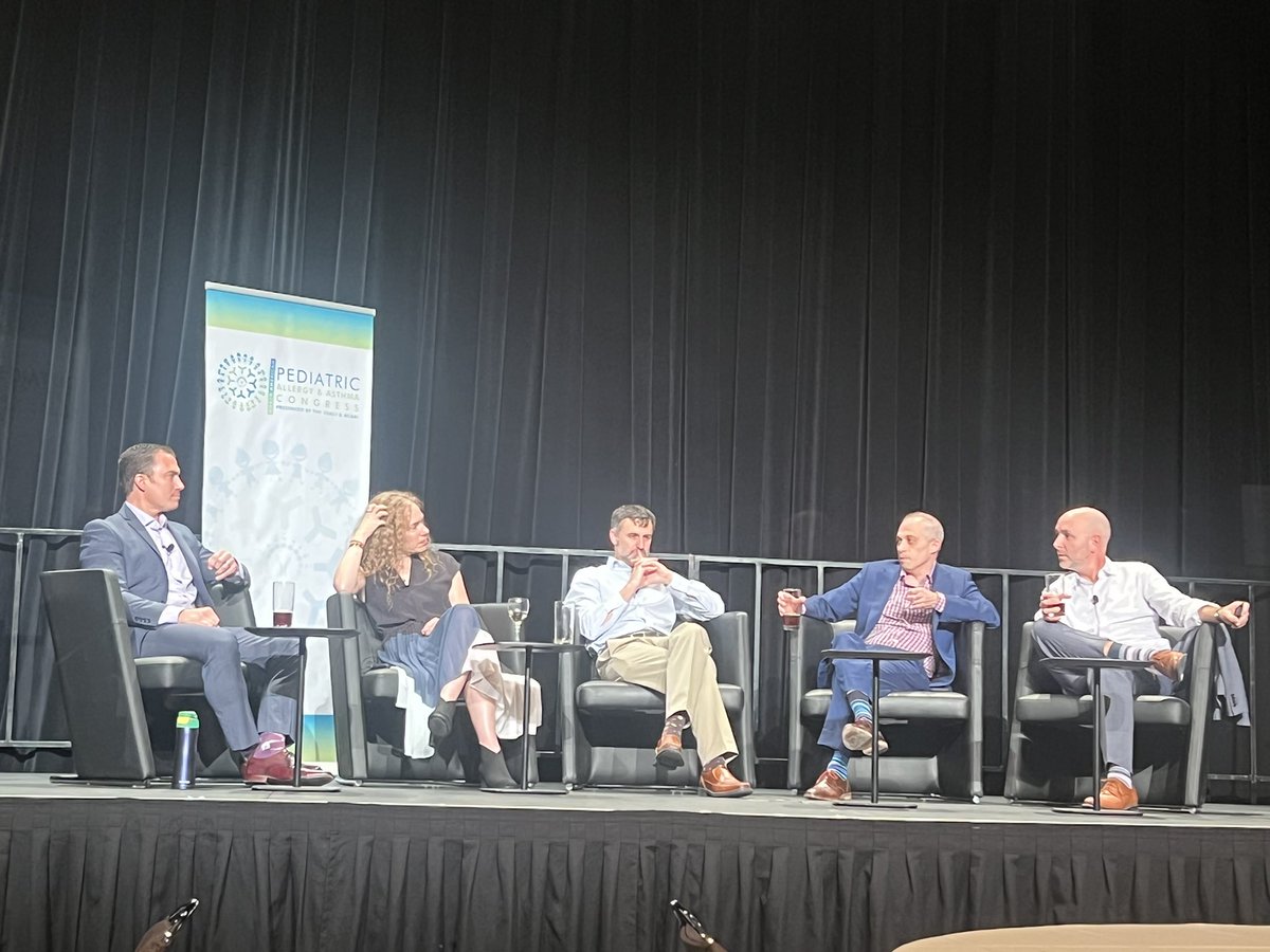 NAPAAC22's tweet photo. Our panelists discuss &amp; predict where we will be in the next 10 years for food allergy. Such a positive message for what’s coming for diagnostics, interventions, and prevention! A great closing message for our meeting. https://t.co/AoNIYdJZN6