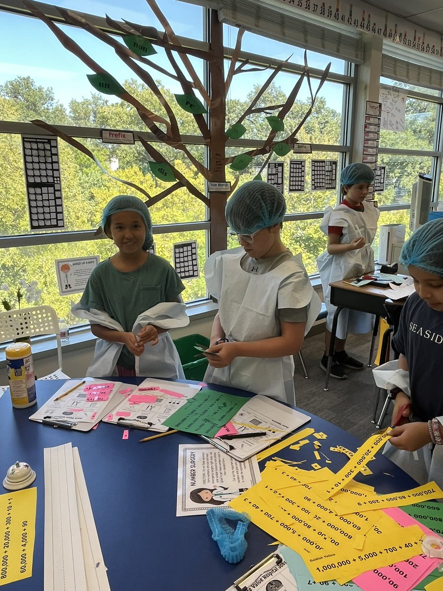 LeaRayHPISD's tweet photo. Wrapping up Place Value with a prescription of FUN!!! @ArmstrongHP https://t.co/ZNeBlU8F2f