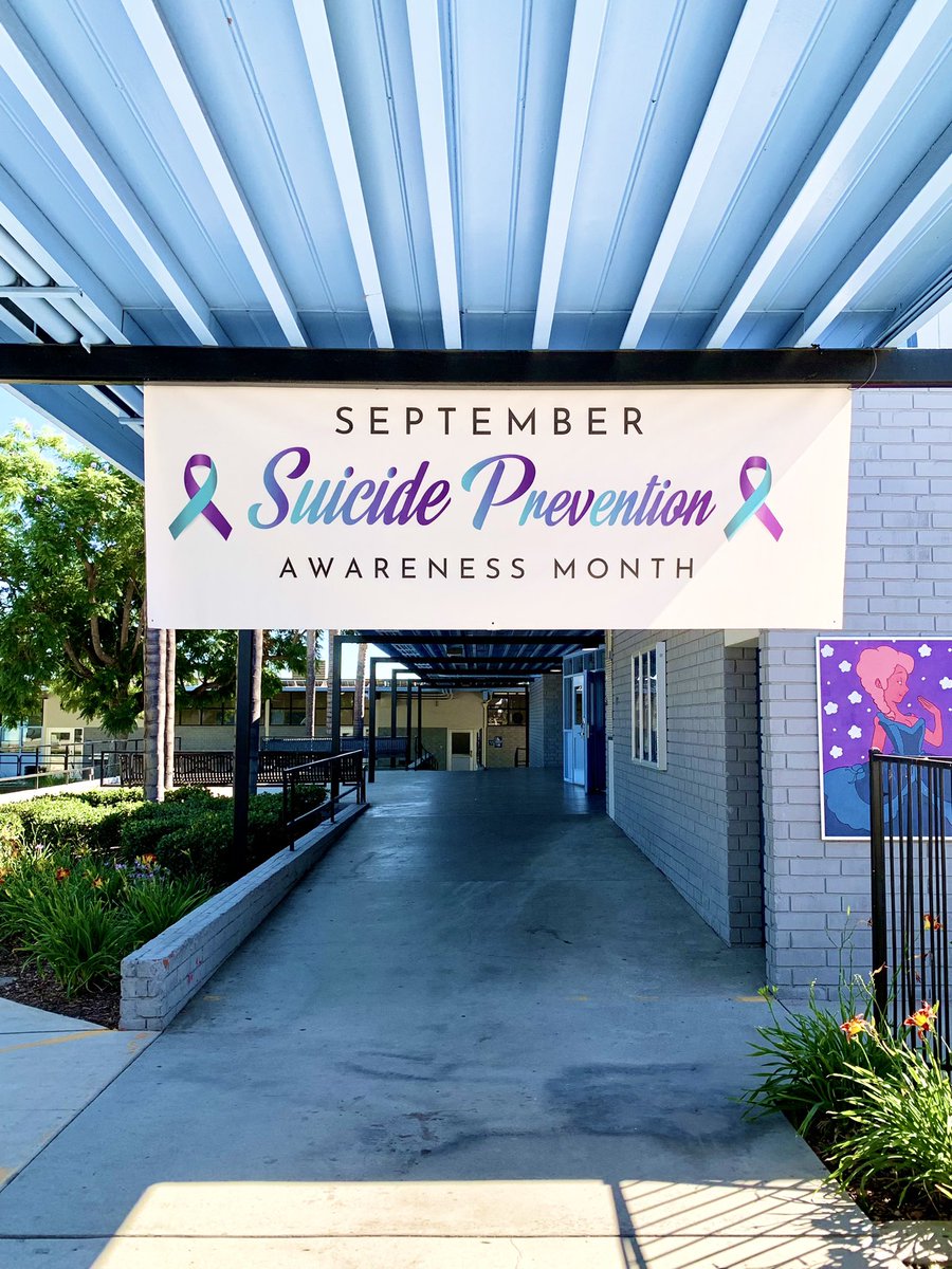 At Montclair High School we pledge to be a voice for suicide awareness!