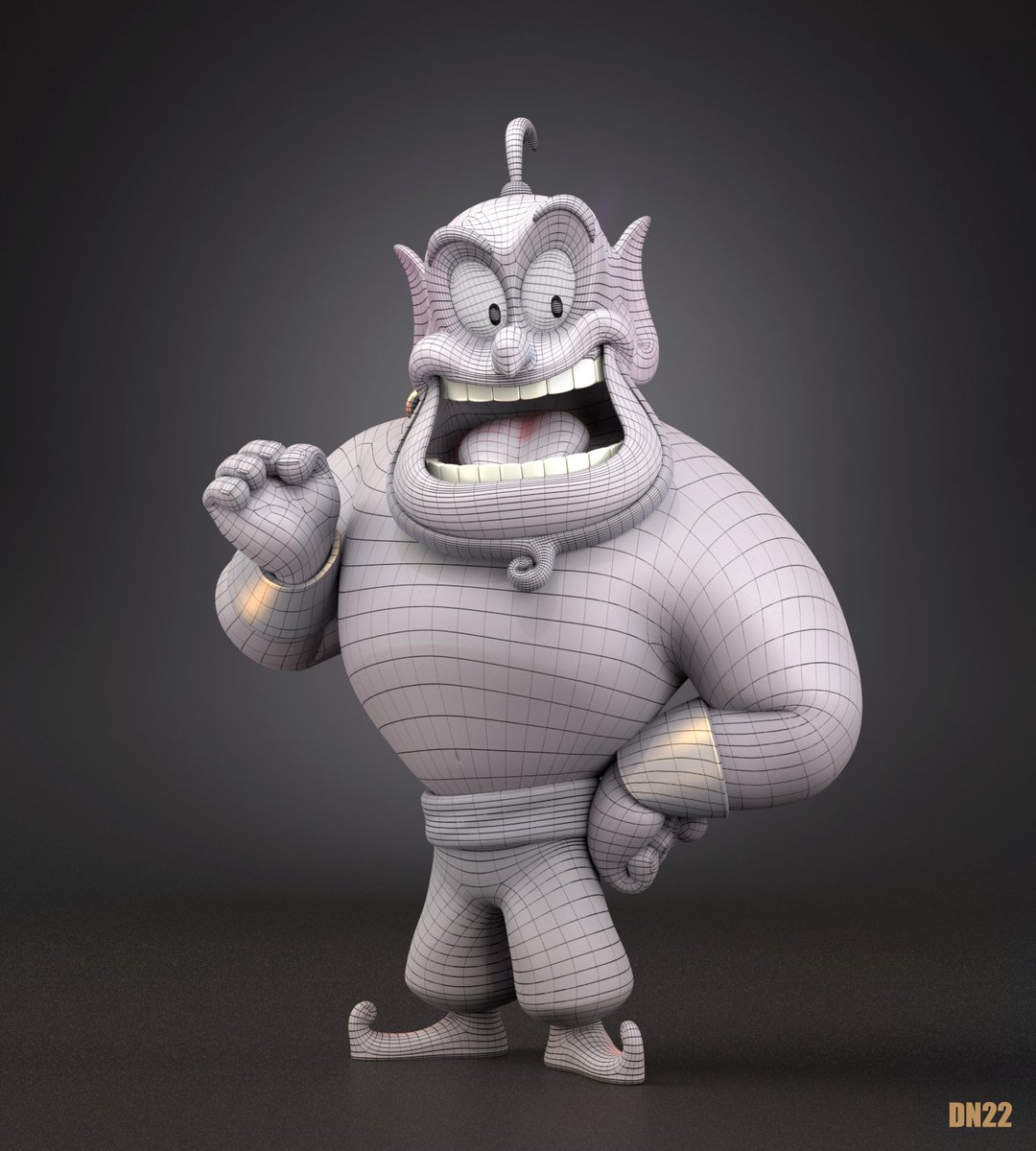 DNRecomendacio1's tweet photo. Someone asked about wireframes?
#Aladin #genie #Disney #3dcharacter
@FoundryModo
#madeinmodo https://t.co/4RrFrQ2Hwn