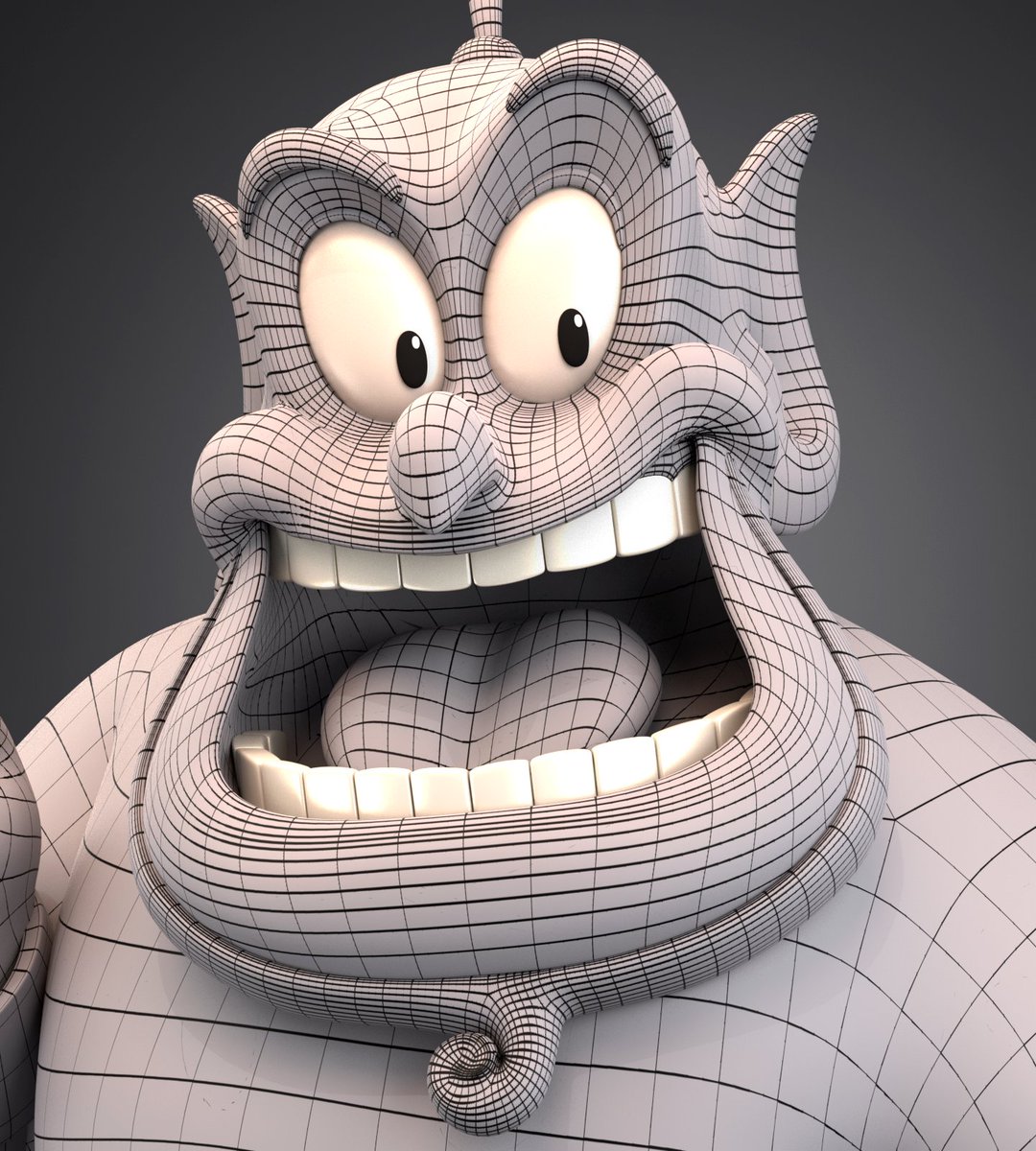 DNRecomendacio1's tweet photo. Someone asked about wireframes?
#Aladin #genie #Disney #3dcharacter
@FoundryModo
#madeinmodo https://t.co/4RrFrQ2Hwn