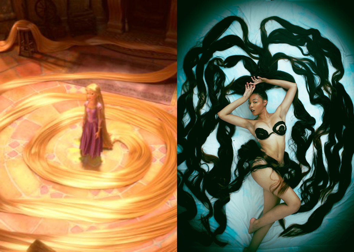 kihmberlie's tweet photo. Times I turned myself into classic Disney Princesses https://t.co/Fi6tqSnm09