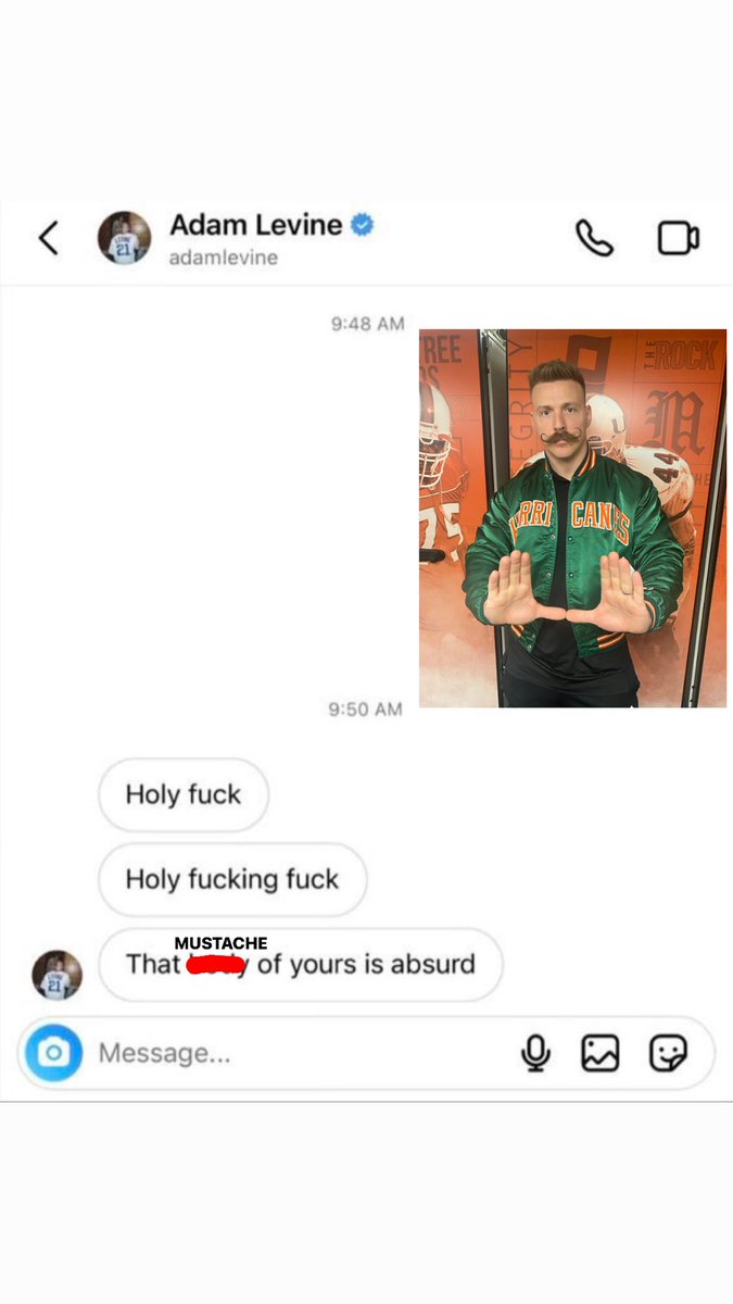 Got some leaked DMs from Coach Feld and Adam Levine 👀😂