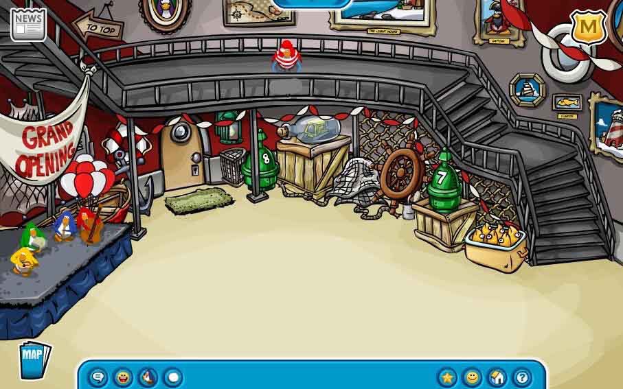ThatPenguinGame's tweet photo. 16 years ago today, the Lighthouse Party started, to celebrate the grand opening of the Lighthouse / Beacon. Penguins could see the Penguin Band and also collect the Sailor's Cap. https://t.co/qUTQJYzn2Z
