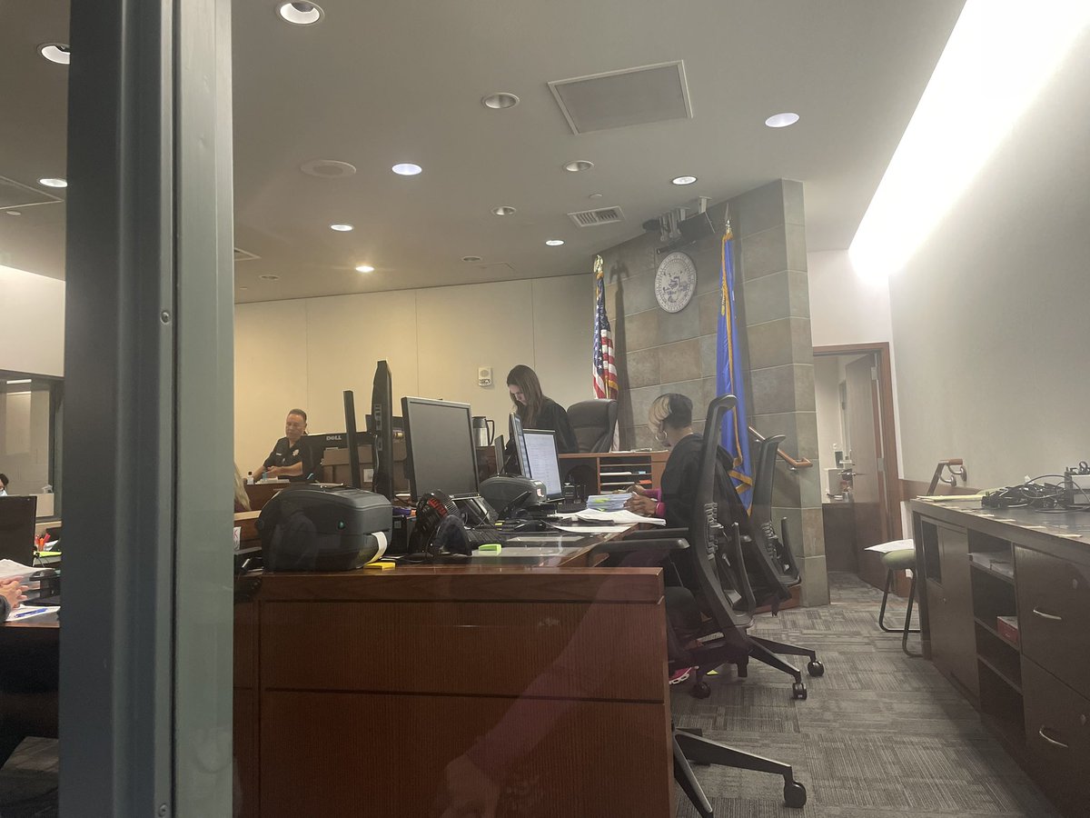 Christopher Martell saw his public defender and left earlier. He’s expected to be back in court September 27th. He’s accused of stabbing 2 homeless females to death and another 2 homeless people, both in critical but stable condition. <a href="/KTNV/">KTNV | Channel 13 News Las Vegas</a>