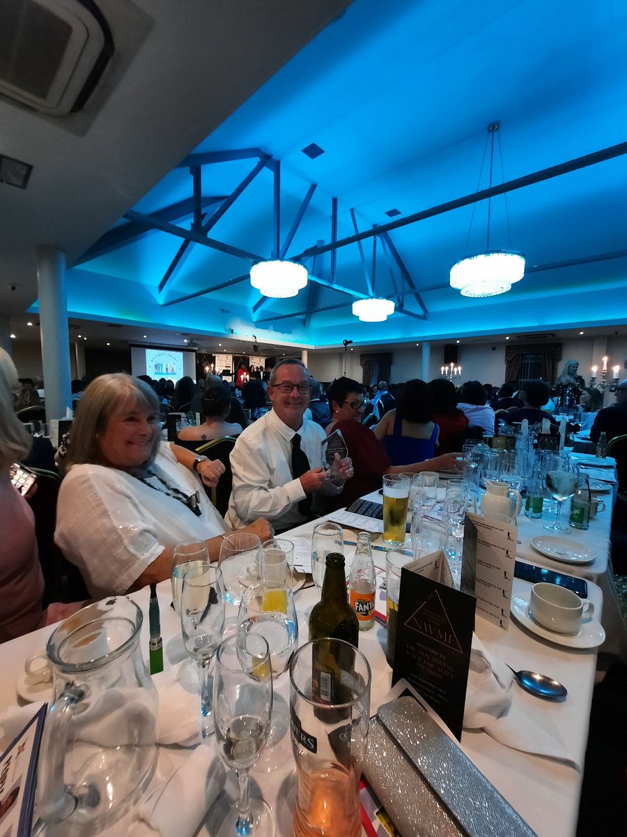 Deirdre92955956's tweet photo. Our Eddie wins the community champion of the year award #NWMF #racerelations #people power @nihecommunity https://t.co/7tk57ZVD83