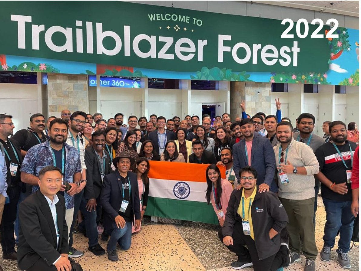 Gaurav Kheterpal (@gauravkheterpal) on Twitter photo झुके तेरे आगे सर
तेरी गोद मेरा घर
है तुझे सलाम इंडिया!
So proud to see the India community at <a href="/Dreamforce/">Dreamforce</a> growing exponentially- from a handful of people in 2019 to a much larger gathering at #DF22. Loved our annual tradition of hoisting the India flag & looking fwd to #DF23! झुके तेरे आगे सर
तेरी गोद मेरा घर
है तुझे सलाम इंडिया!
So proud to see the India community at <a href="/Dreamforce/">Dreamforce</a> growing exponentially- from a handful of people in 2019 to a much larger gathering at #DF22. Loved our annual tradition of hoisting the India flag & looking fwd to #DF23!