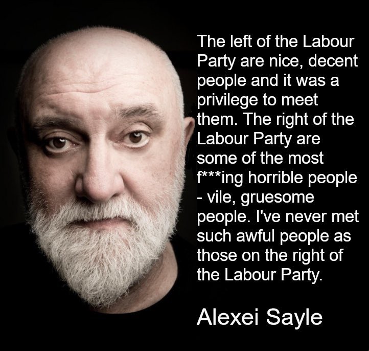 Watching Al Jazeera’s #LabourFiles, I was reminded of this timeless quote from Alexei Sayle
