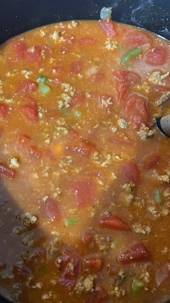 It’s 55°… time for <a href="/Ripple1026/">Ian Ripple</a> Ian’s famous chili! Couldn’t wait for it to get cold! 🥶🥶🥶