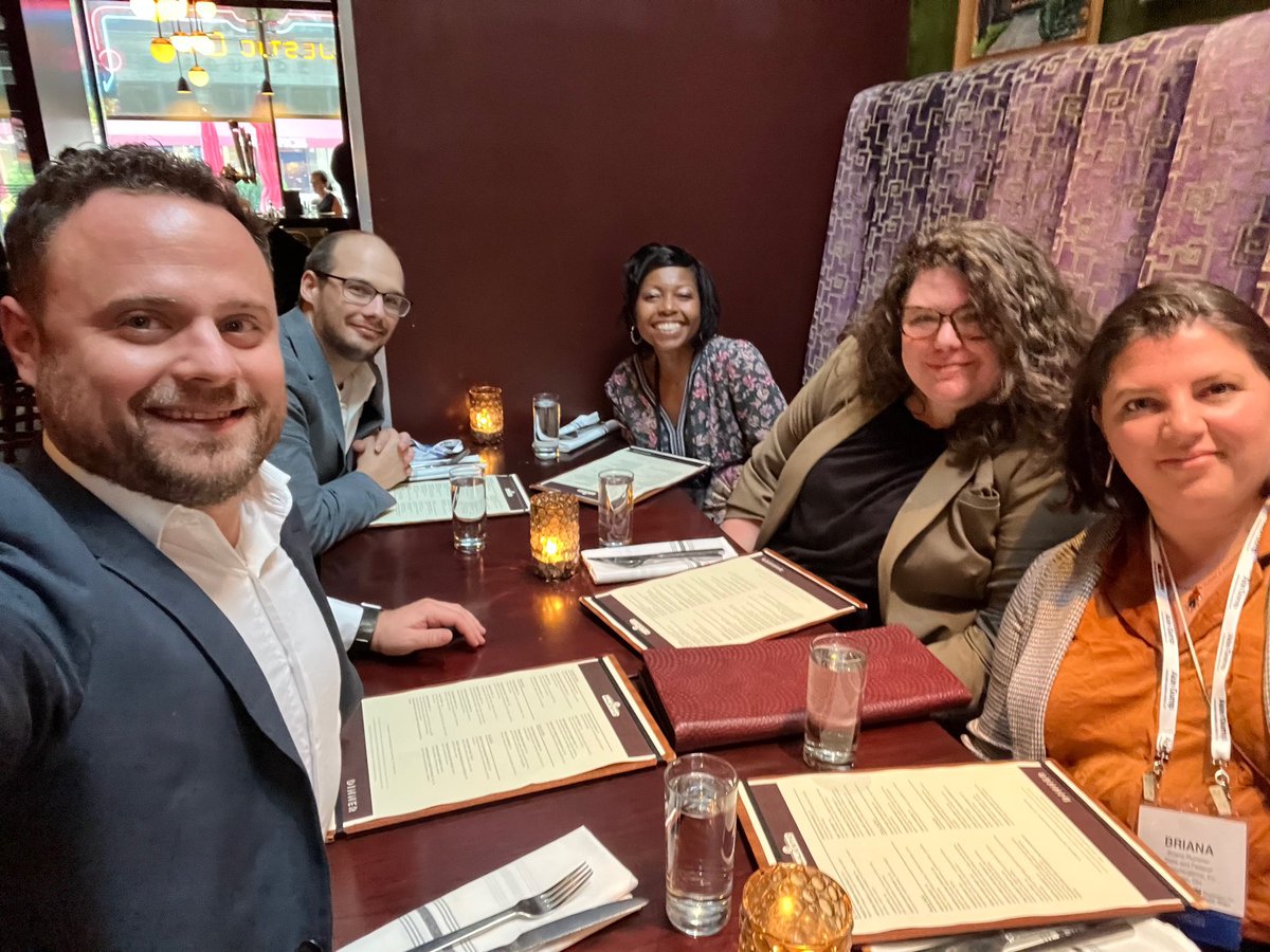 StateandFederal's tweet photo. Great end to the first day of the #StateLocal22 conference with the team at dinner! https://t.co/A1pIQAA1wh