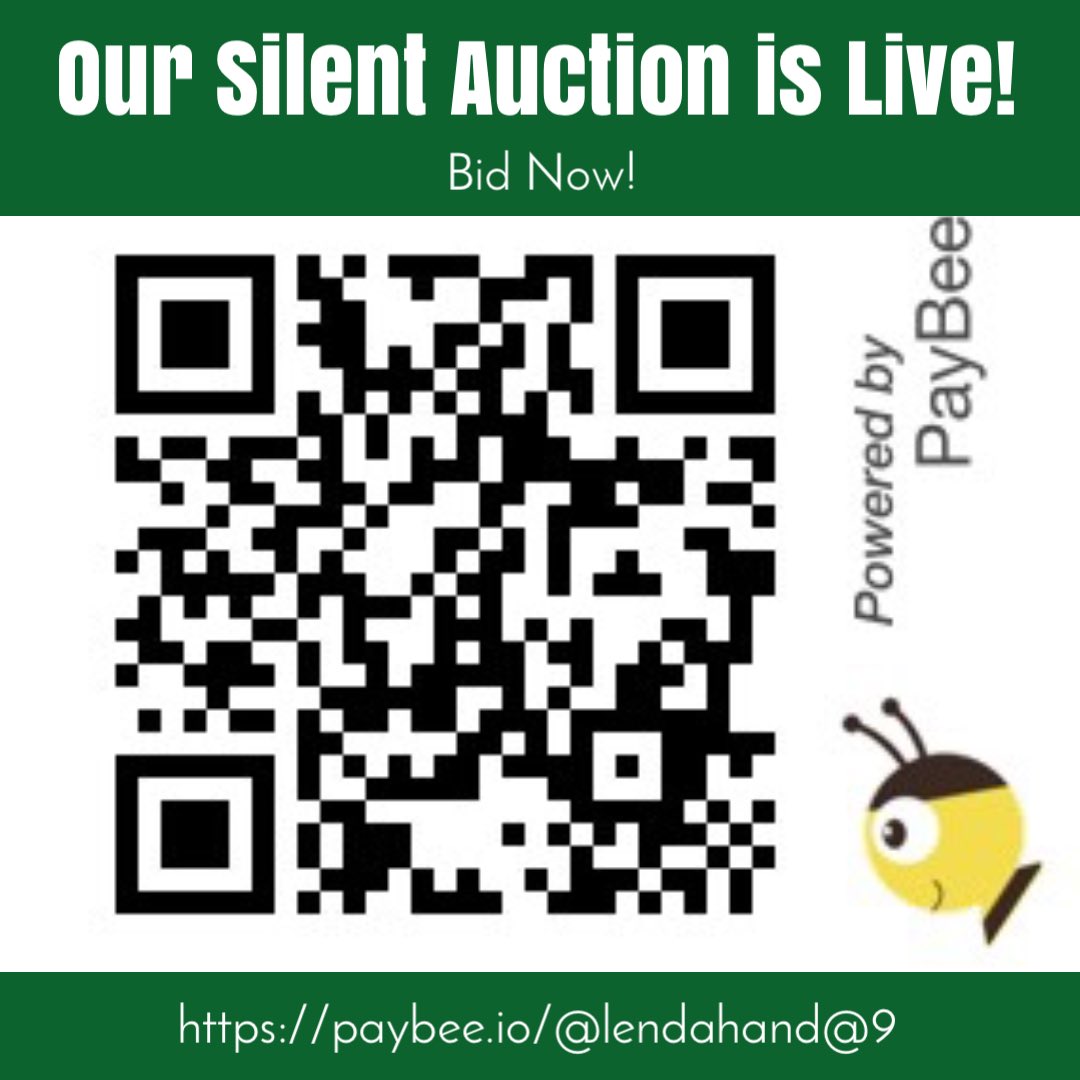 lahf1997's tweet photo. Don't Miss It!!!
Our Silent Auction is open until September 23, 2022. Bid now at https://t.co/y4bTy7Fb1Z or scan the QR code.
#lahf1997 #lendahandfoundation #bid #auction #fundraiser https://t.co/afFwn701Ow