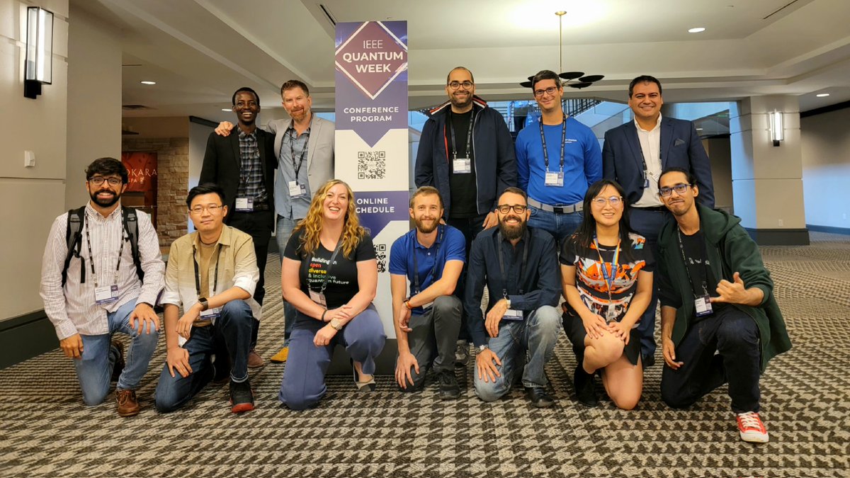 Kalliean's tweet photo. It was amazing to meet up with #qiskitadvocates at #QCE22! https://t.co/5GrR14W45Q